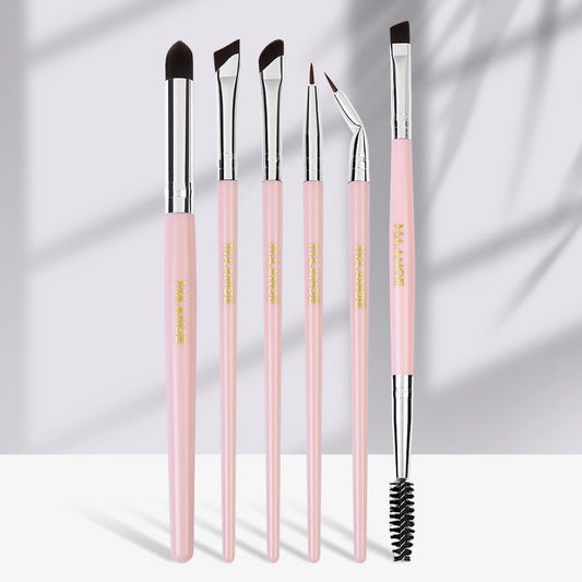 MAANGE 6 pcs EYE BRUSHES SET- PINK