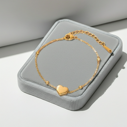 Stainless Steel Heart Bracelet
