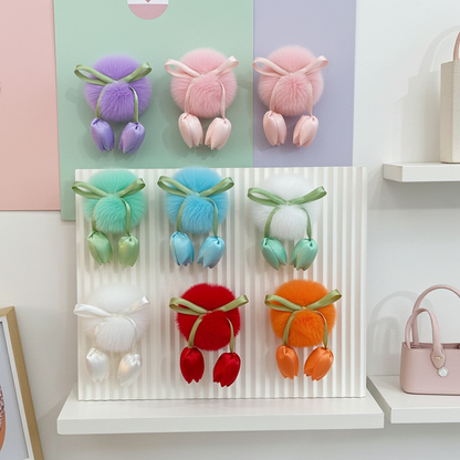 Tulip Fur Pins