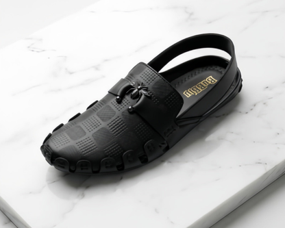 Signature Luxe Leather Sandal – Classic Brown Edition