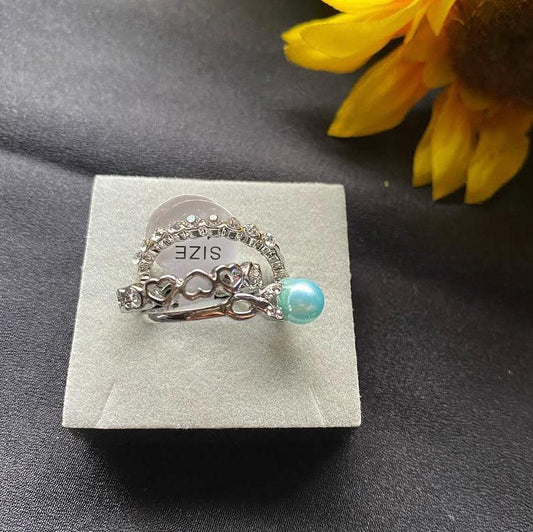 Hearts Ring Set