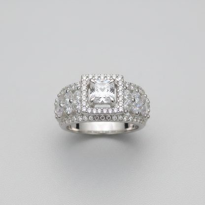 AD Zircon Stone Adjustable Size Ring