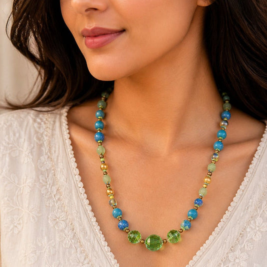 Multi Bead Statement Necklace