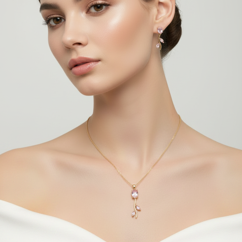 Tulip Necklace Set