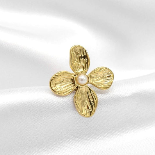 Pearl Flower Ring