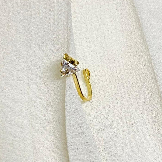 Triangle Crystal Nose Pin