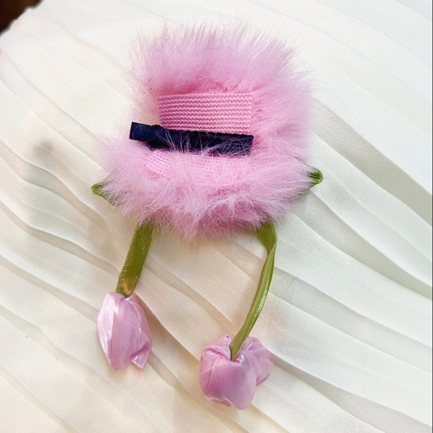 Tulip Fur Pins