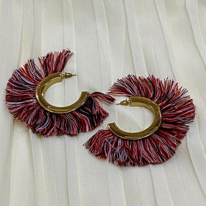 Multi Color Bloom Hoops