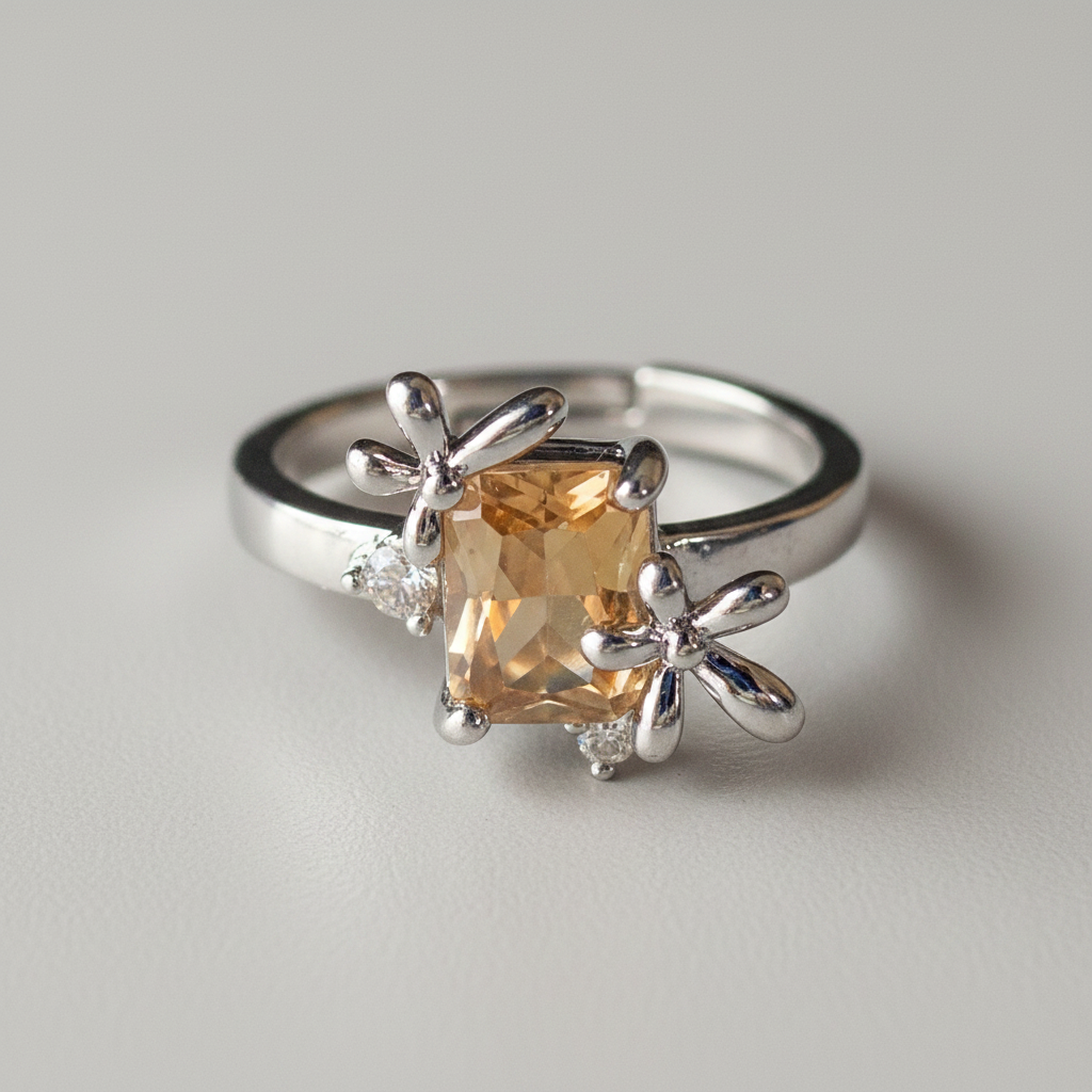 Zircon Stone Ring