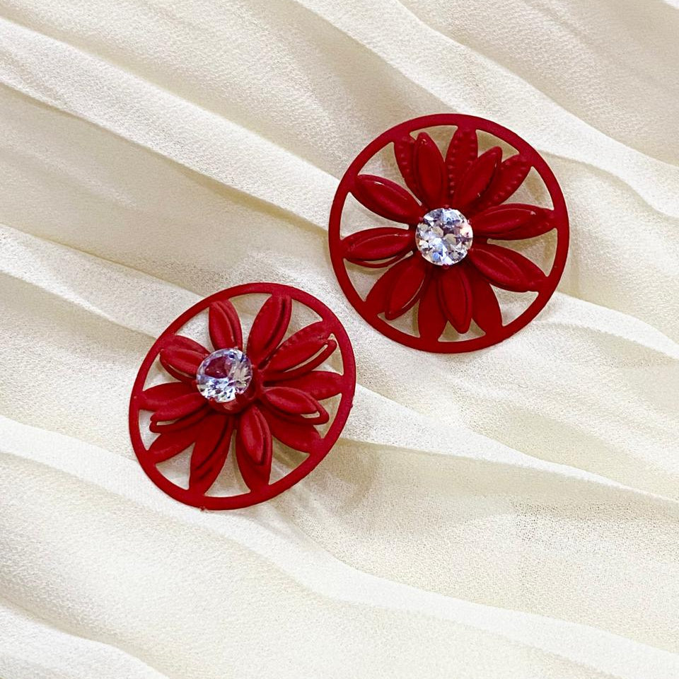 Daisy Floral Studs Dreamy Designs