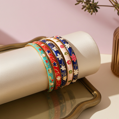 Enamel Bangles