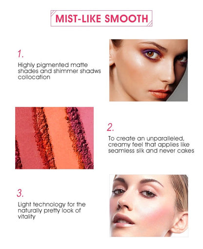 IMAGIC Professional - 6 Colour Touch Blush-on palette