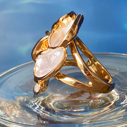 Floral Alloy Ring