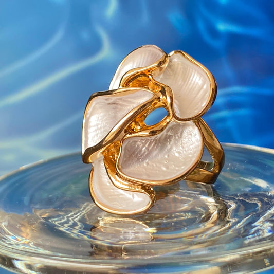 Floral Alloy Ring