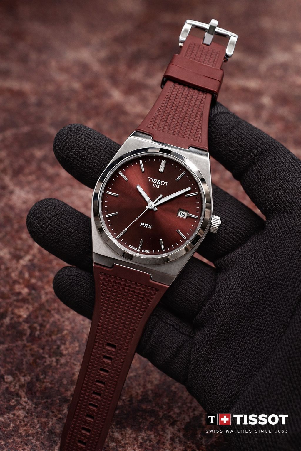 Integrated Silicone Strap Watch