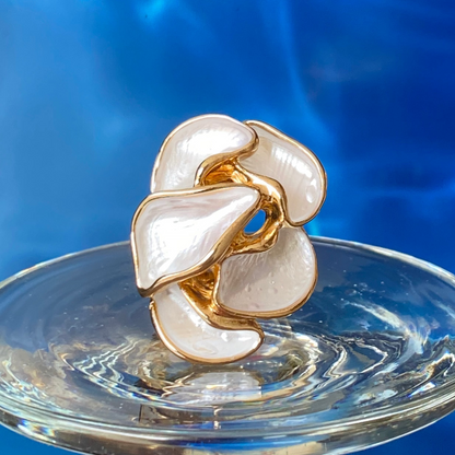 Floral Alloy Ring