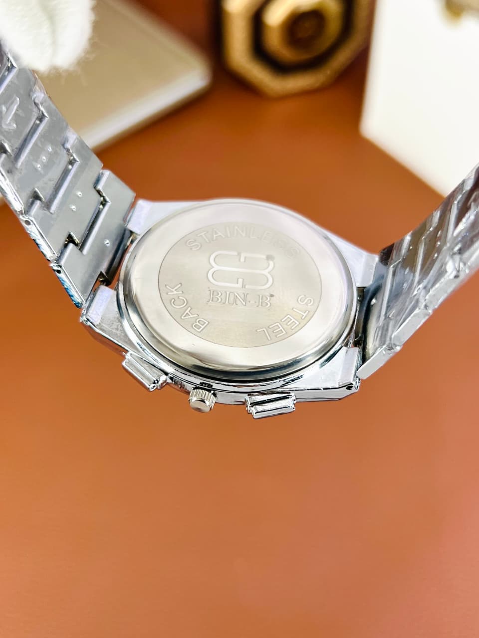 Luxury Stainless Steel Quartz Watch for Men