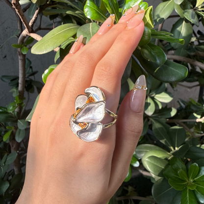 Floral Alloy Ring