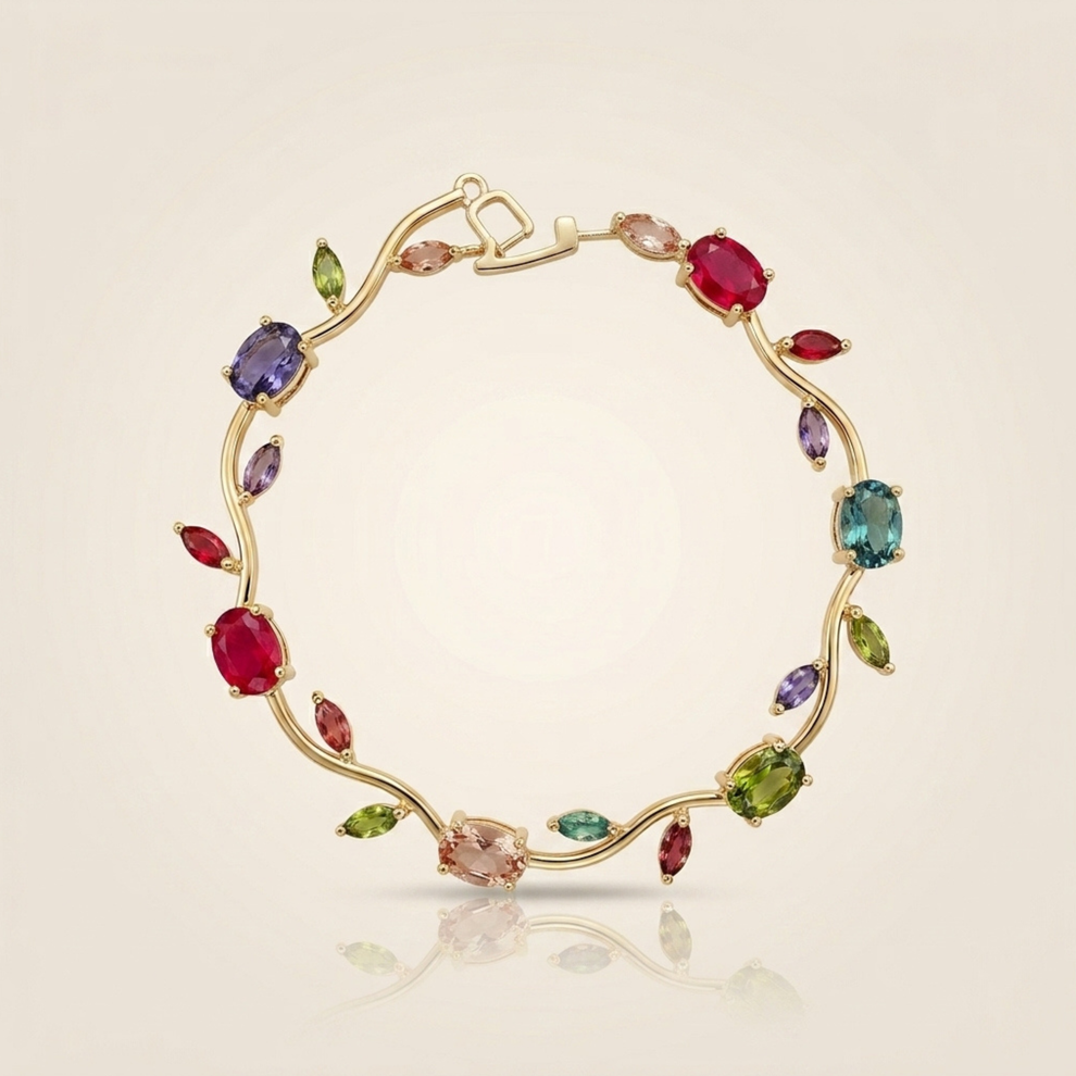 Multi Colour Tulip Bracelet